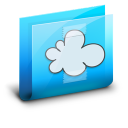 Folder Nubesita Blue Icon 128x128 png